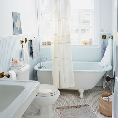 5-Piece Jamie Collection Bathroom Accessories Set - Gold