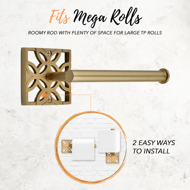 5-Piece Jamie Collection Bathroom Accessories Set - Gold