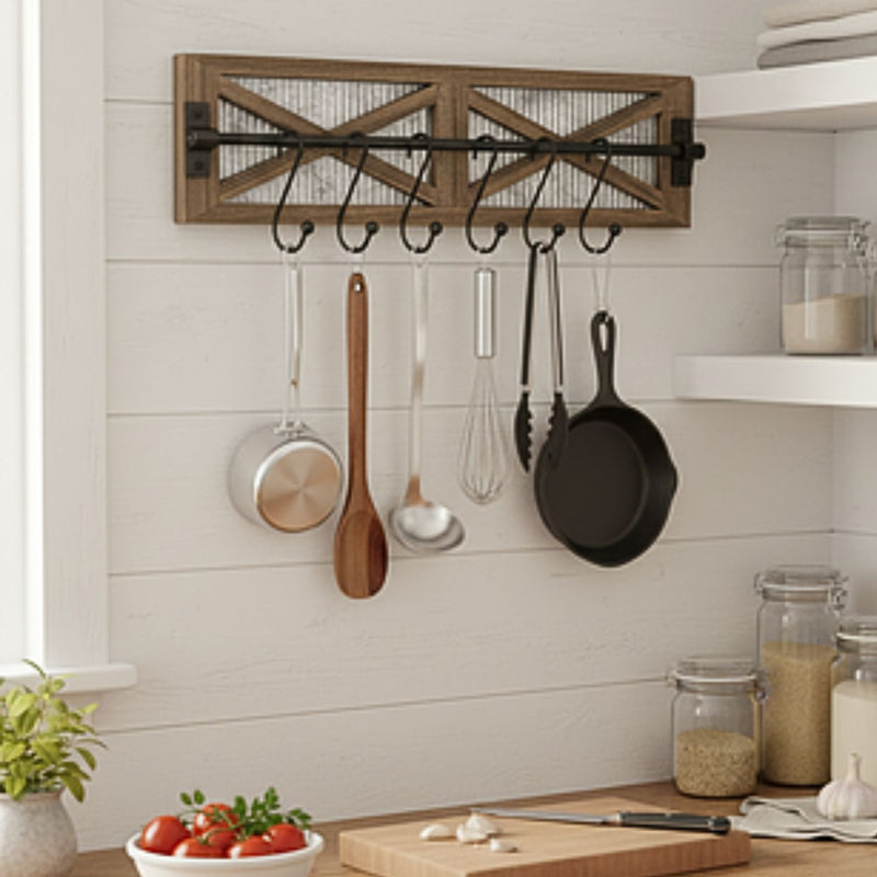 Barn Door Hanging Utility Rack – Autumn Alley