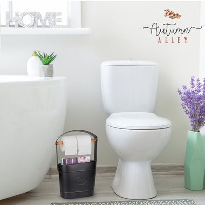 Label Line 'Toilette' Toilet Paper Holder Stand