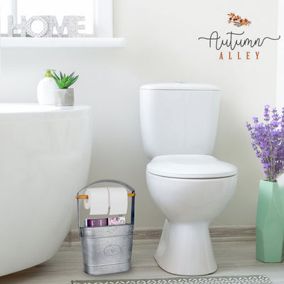 Label Line 'Toilette' Toilet Paper Holder Stand