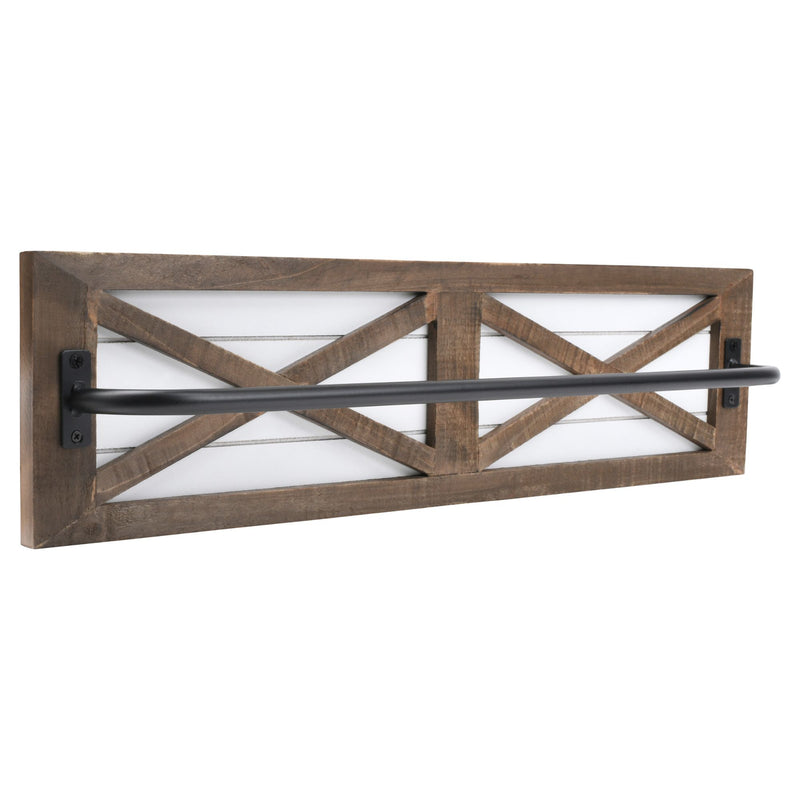 Farmhouse Shiplap Towel Rack