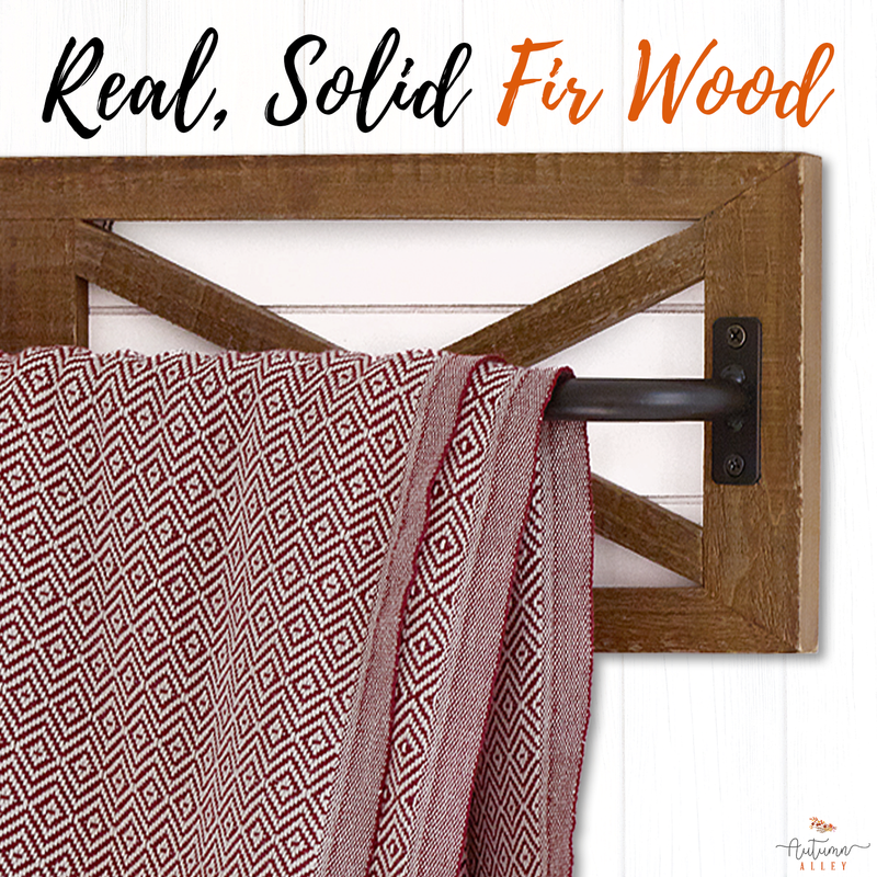 Barn Door Shiplap Towel Rack – Autumn Alley