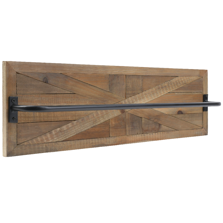 Barnwood towel rack sale