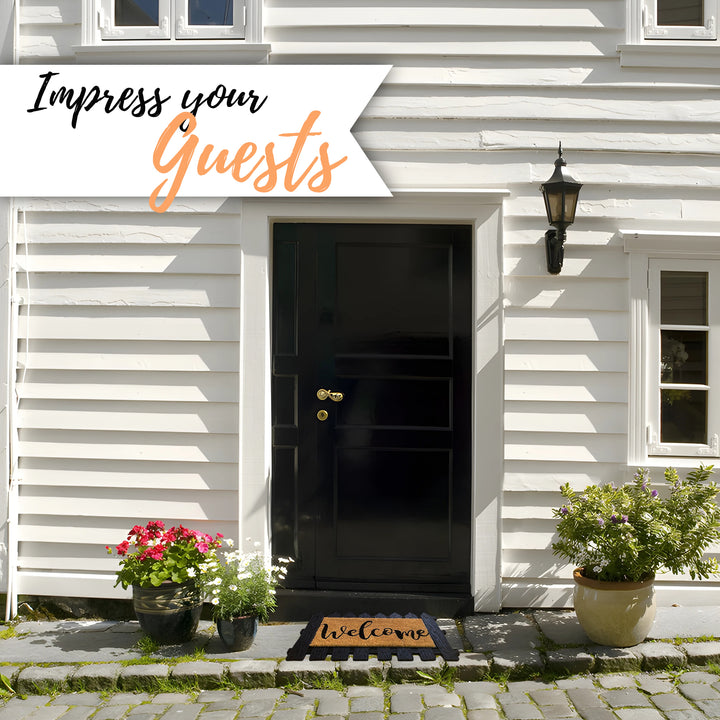 Welcome Picket Fence Mat 5 Piece Sale Bundle