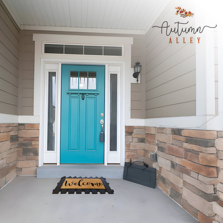 Welcome Picket Fence Mat 5 Piece Sale Bundle