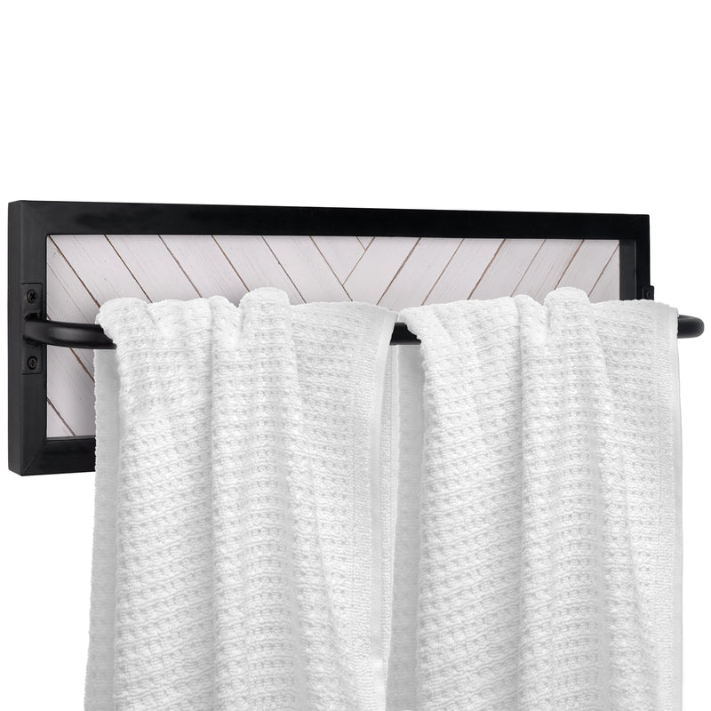 Shiplap Horizontal Herringbone Towel Rack – Autumn Alley