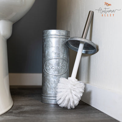 Label Toilet Brush with Holder