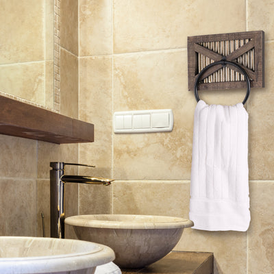 Gold Barn Door Towel Ring